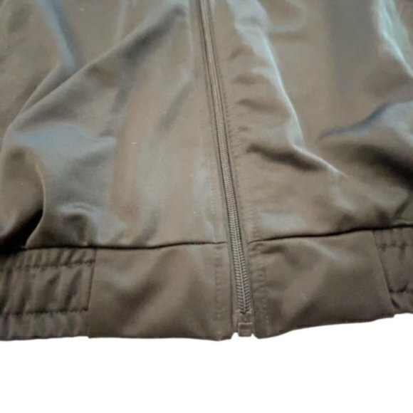 🛍️2 for $25 Sale🛍️ Starter Jacket Men's Size 3XL Black Grey stripes Zip‎ Up - Picture 5 of 15